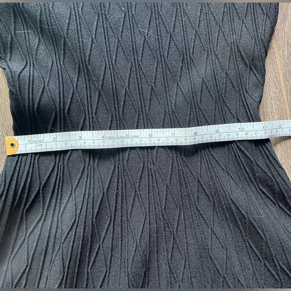 The Kooples lace collar compression knit romantic cold shoulder mini dress - Picture 12 of 16